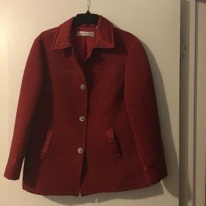 Red lined jacket